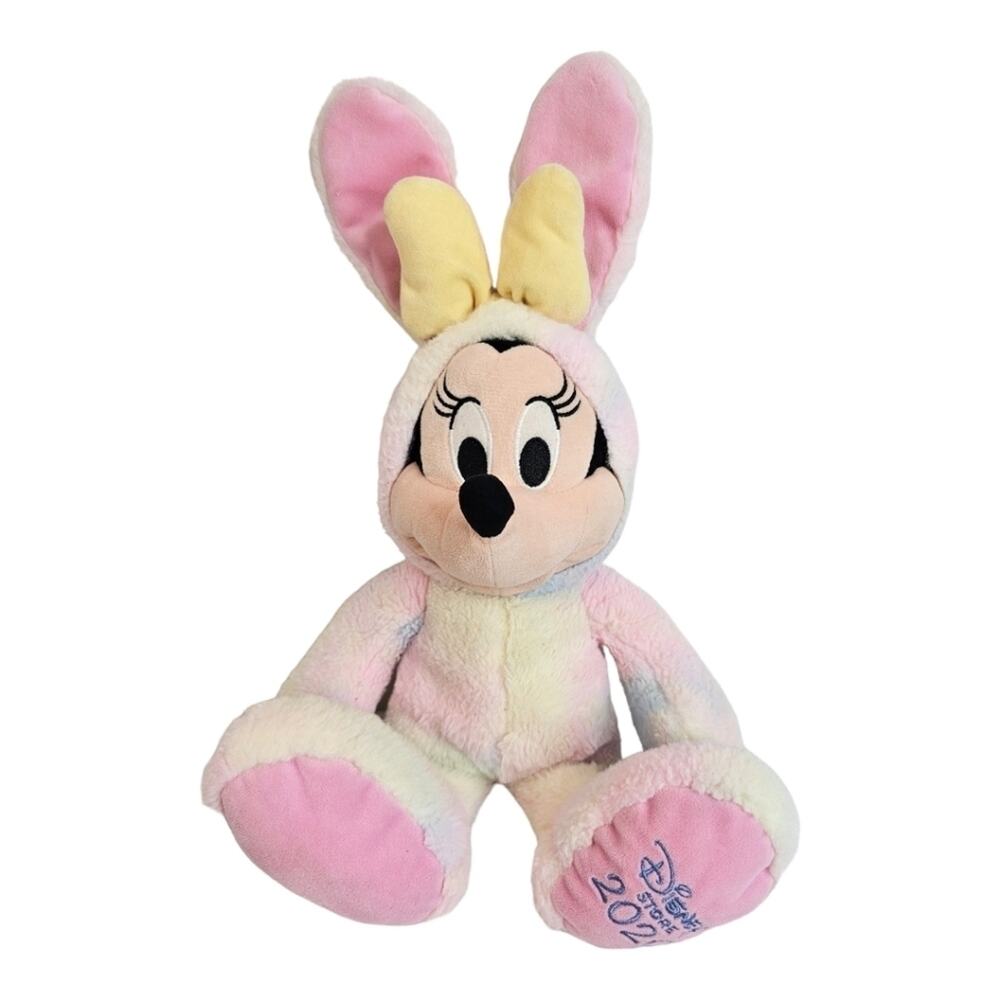 Disney 2020 Easter Bunny Minnie Mouse Plush Bunny Rabbit Ears Pastel - Picture 7 of 10